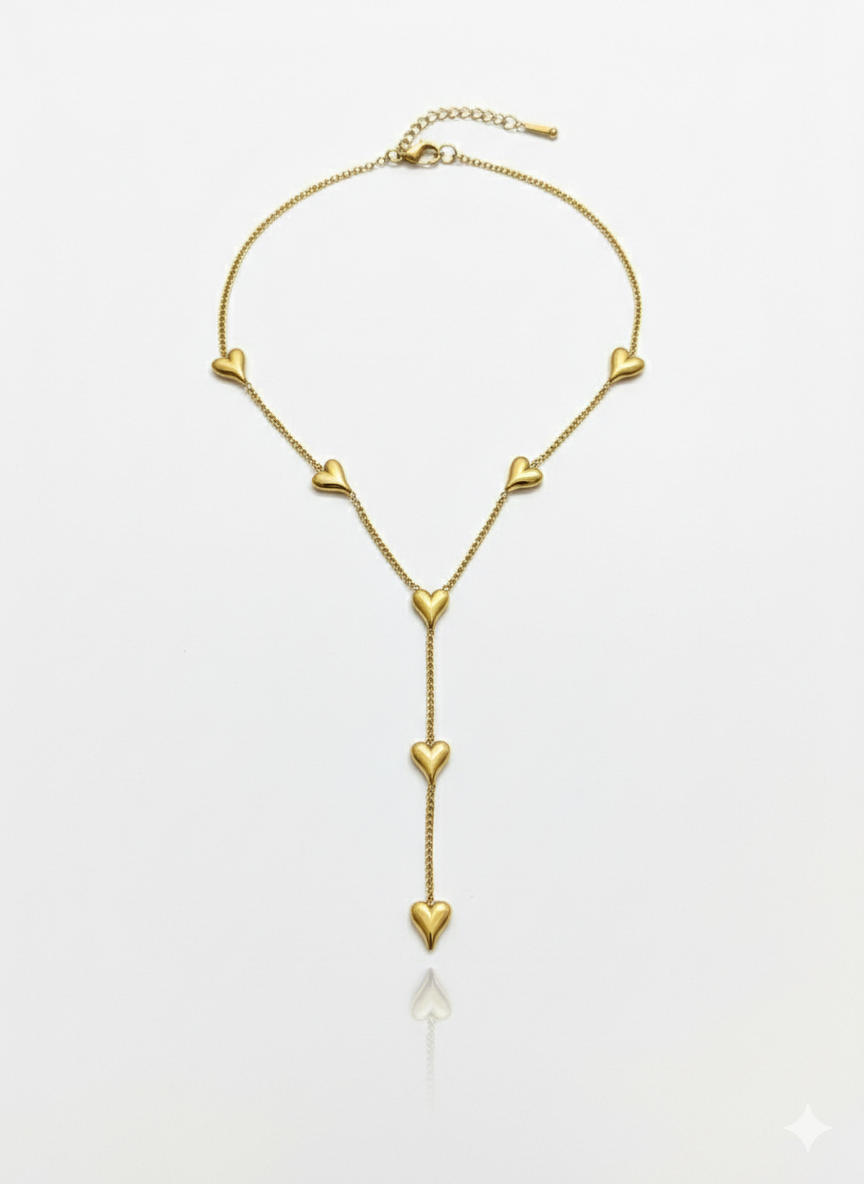 String Heart Neckpiece