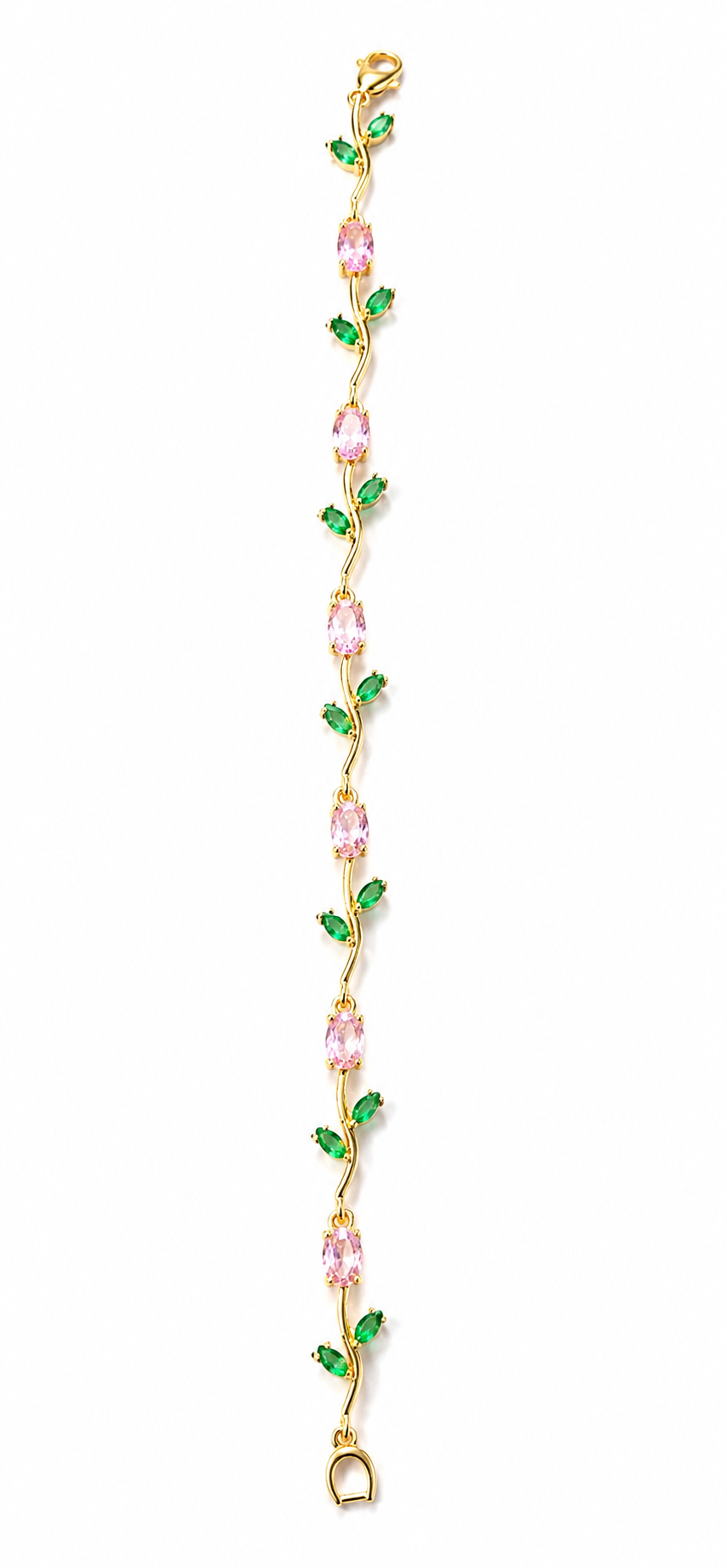 Pink Green Tulip