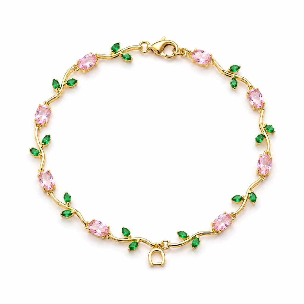 Pink Green Tulip
