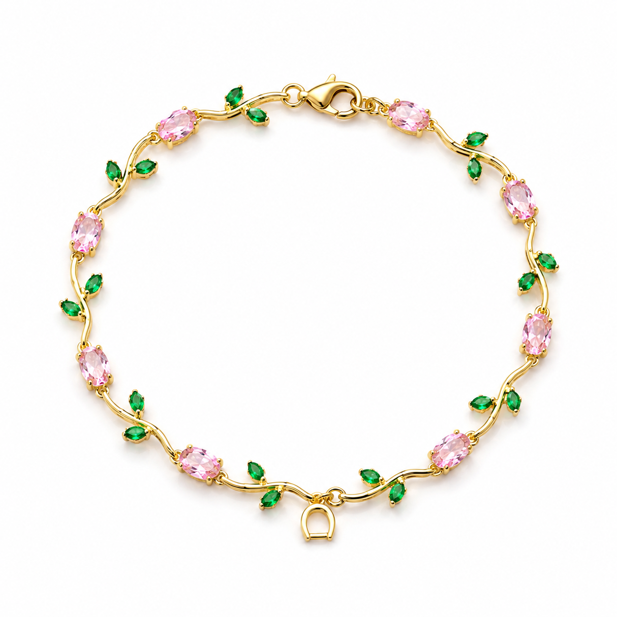 Pink Green Tulip